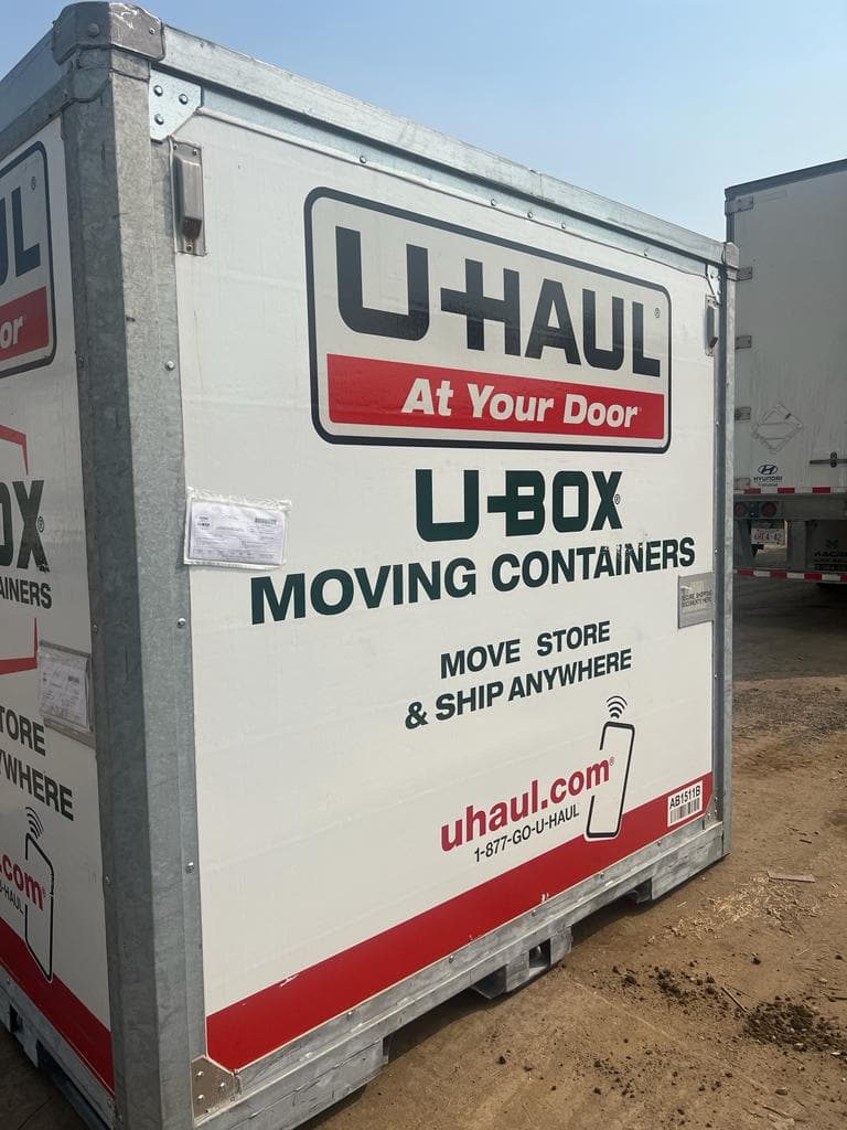 U-Haul U-Box container graphics